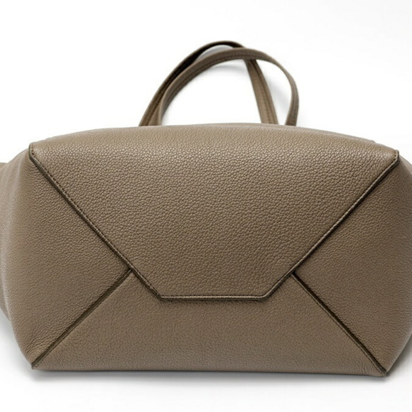 CELINE Gray Leather Tote Bag - Picture 4 of 8